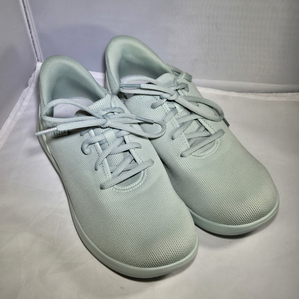 Kizik Madrid Eco Knit Slip-on Athletic Shoes Sage Green Women's Size 10.5 Wide